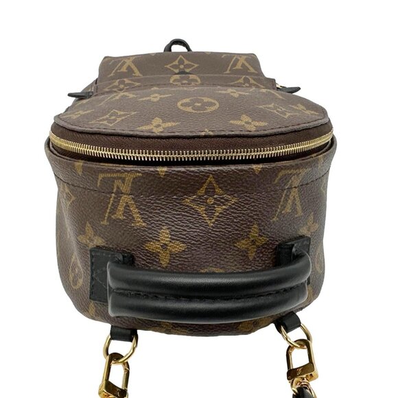 LOUIS VUITTON  Palm Spring Mini Monogram Canvas Backpack Brown - Picture 5 of 11